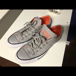 Grey/Orange Converse